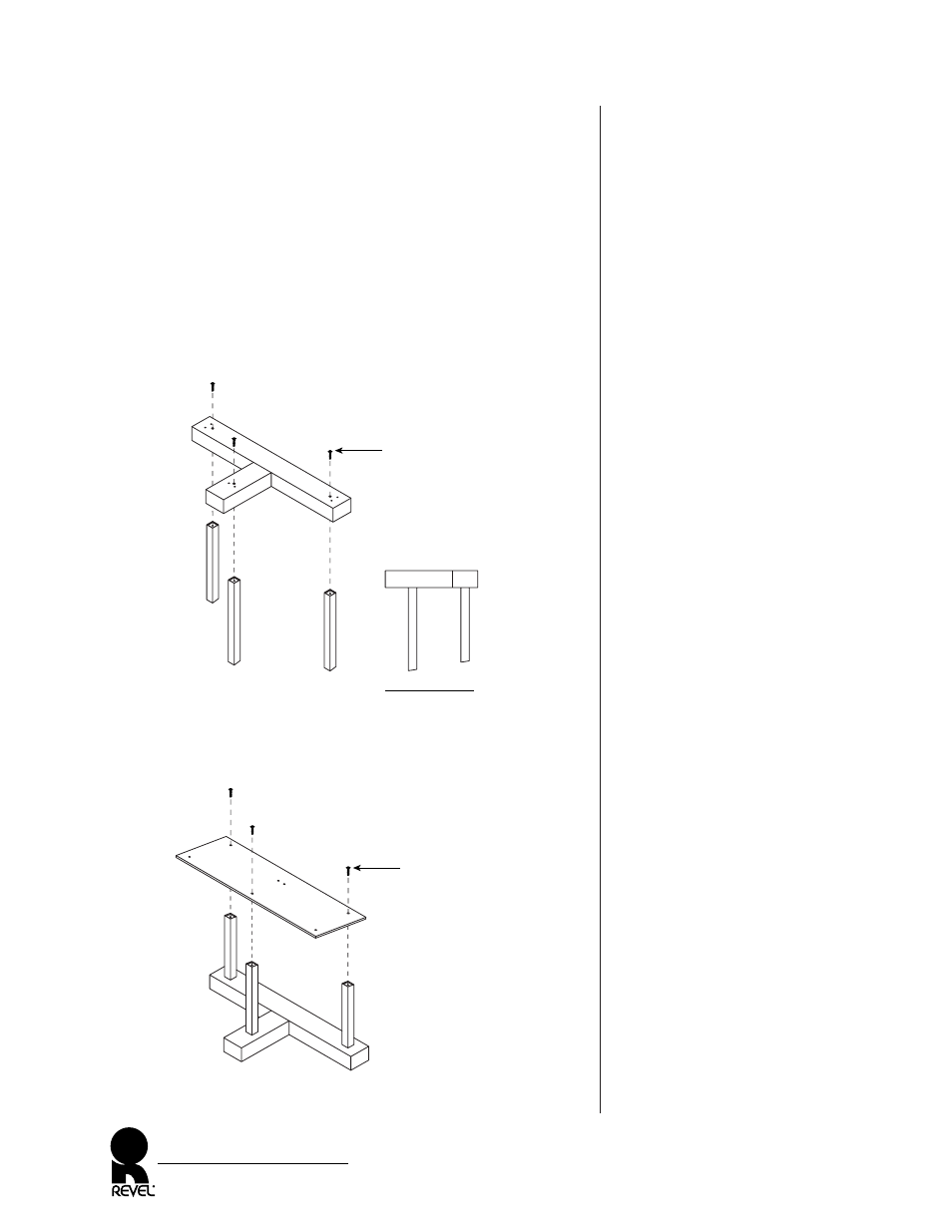 Installing stands (optional) | Revel C30 User Manual | Page 8 / 24