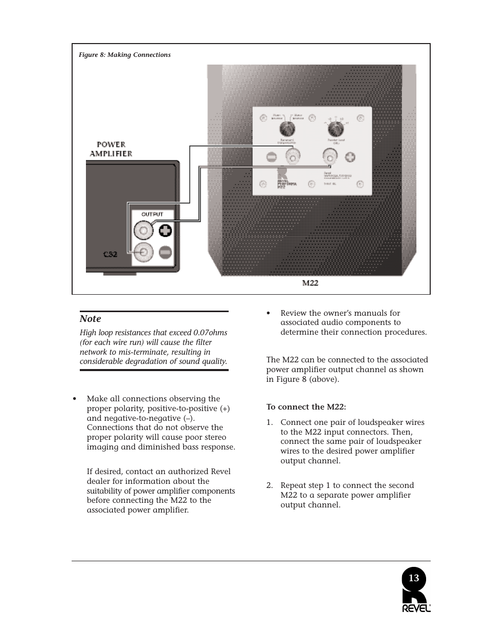 Revel M22 User Manual | Page 13 / 20