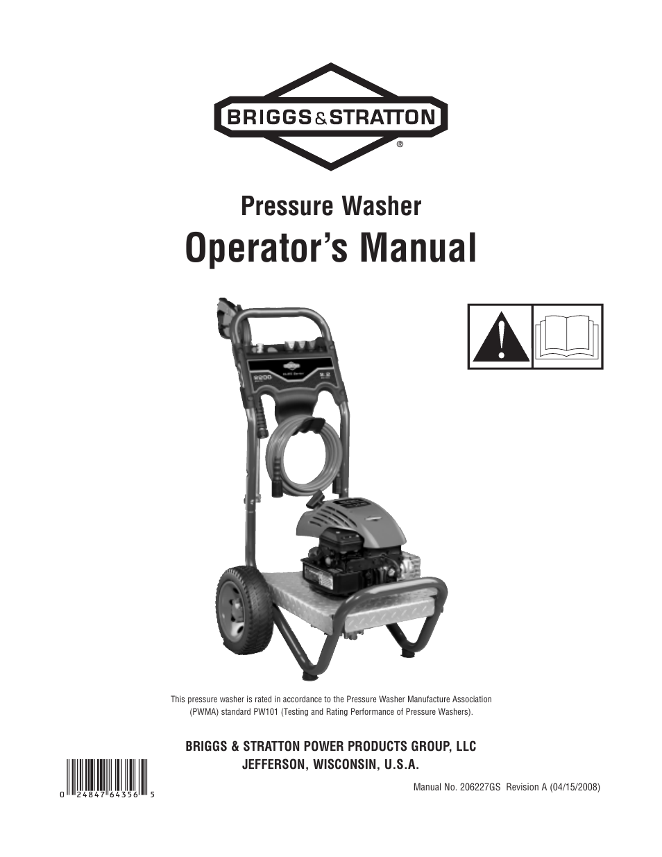 Briggs & Stratton Model 20272 User Manual | 56 pages
