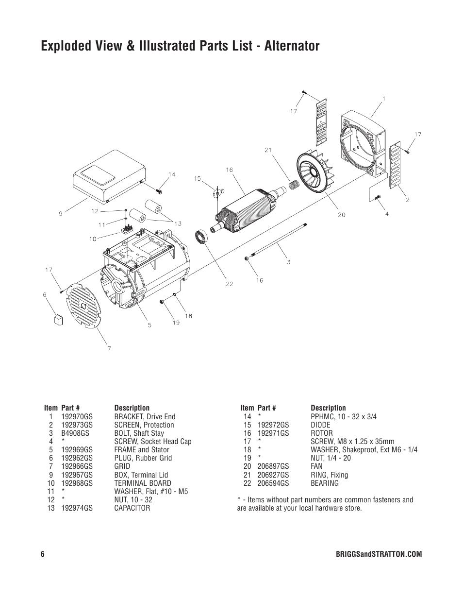 Briggs & Stratton 40212 User Manual | Page 6 / 7