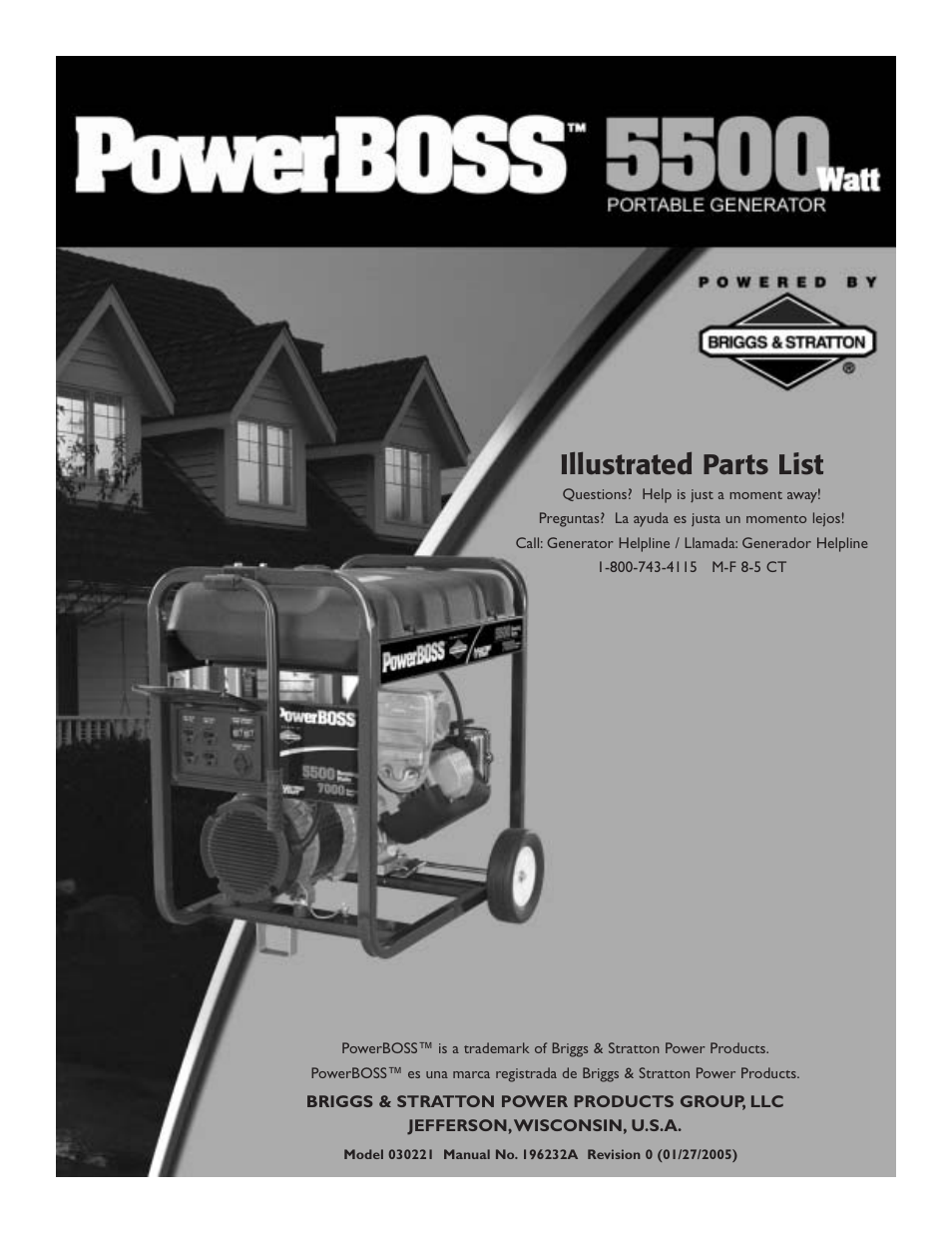 Briggs & Stratton PowerBoss 30221 User Manual | 6 pages