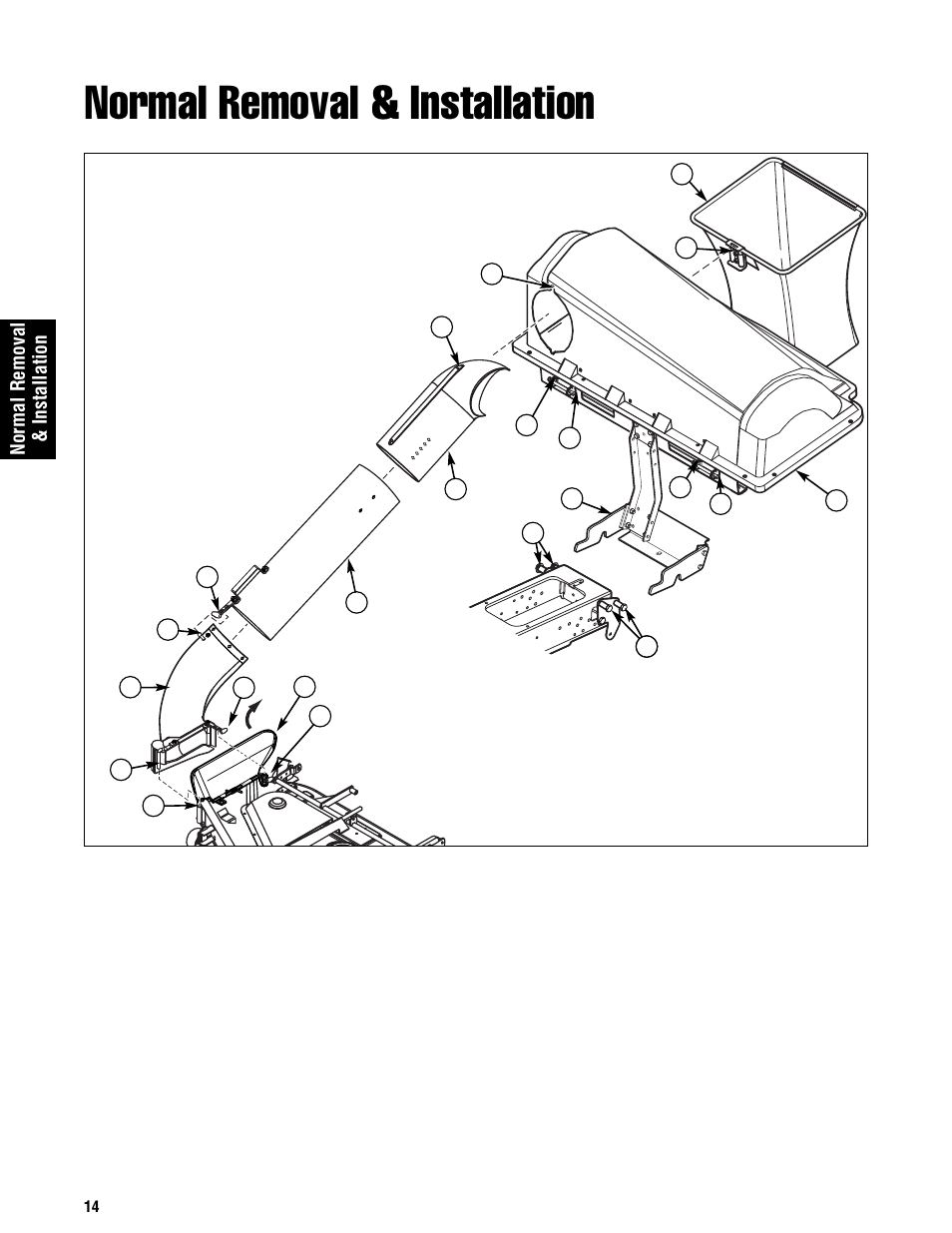 Normal removal & installation | Briggs & Stratton 1695354 User Manual | Page 16 / 18