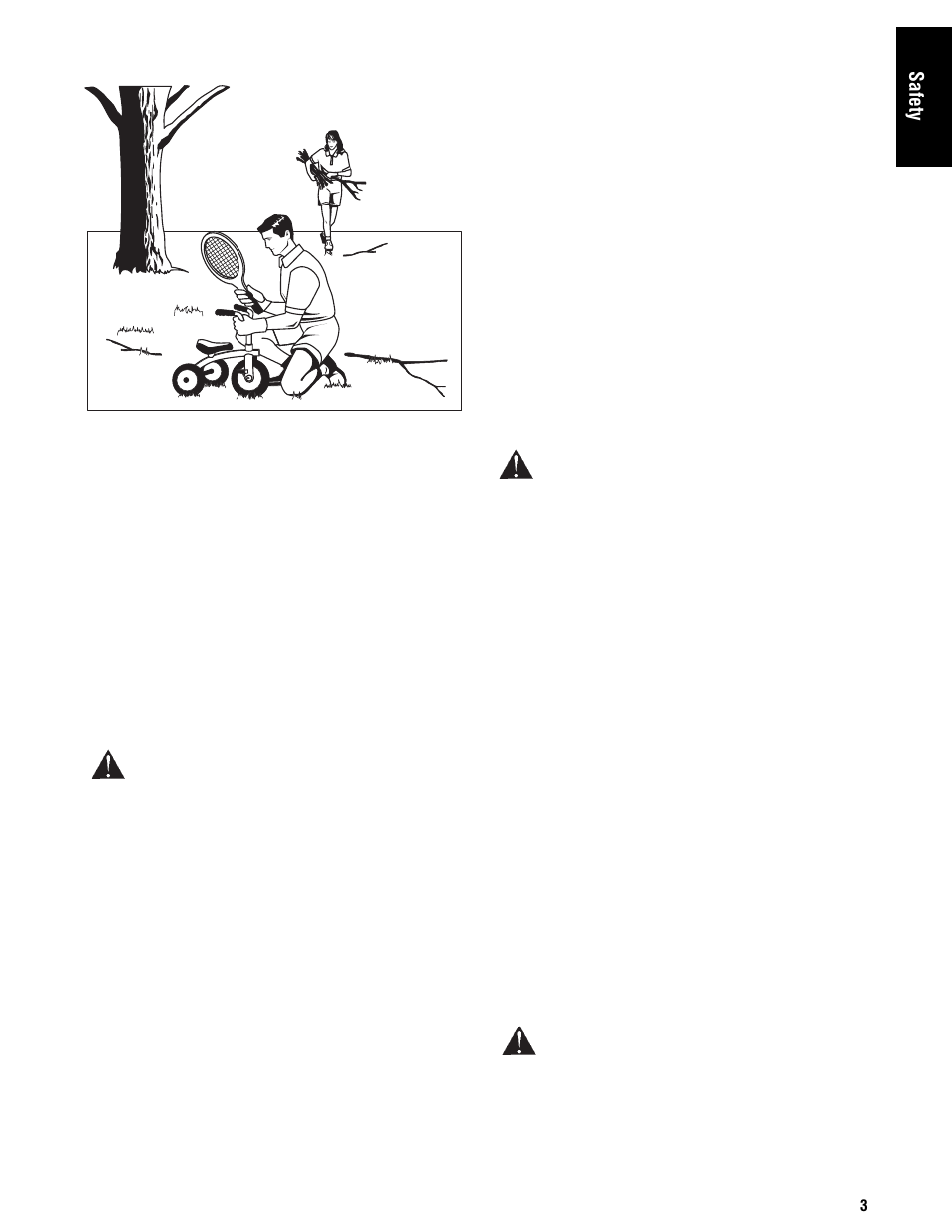 Warning, Caution, Before operation | Mowing with the catcher, After operation, Storing the grass catcher | Briggs & Stratton 1695354 User Manual | Page 5 / 18