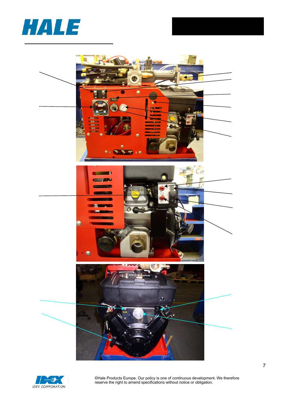 Instruments and controls | Hale MiniCAFS 2.1A (MC50 with FoamLogix System) User Manual | Page 7 / 22
