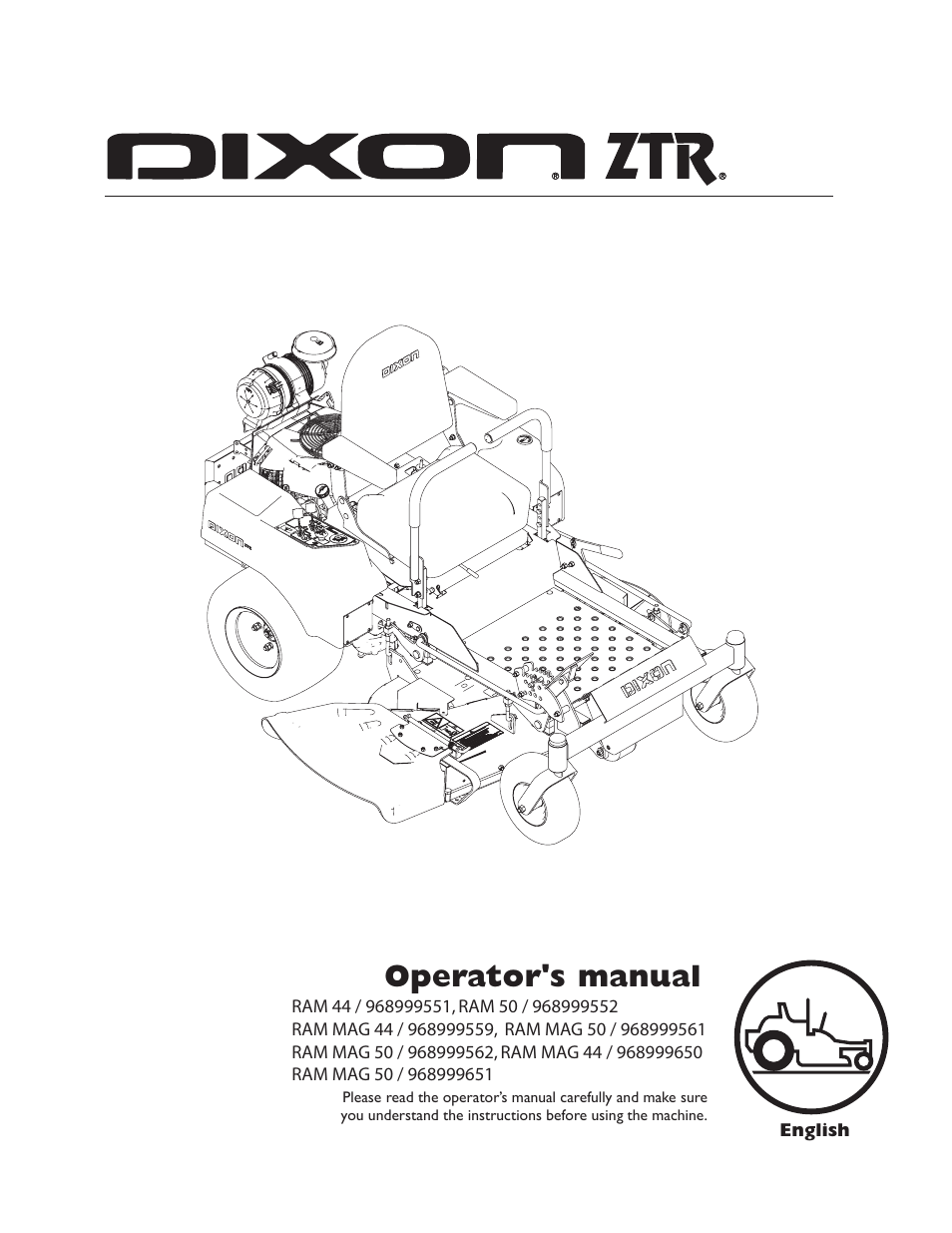 Briggs & Stratton Ram 44 / 968999551 User Manual | 88 pages