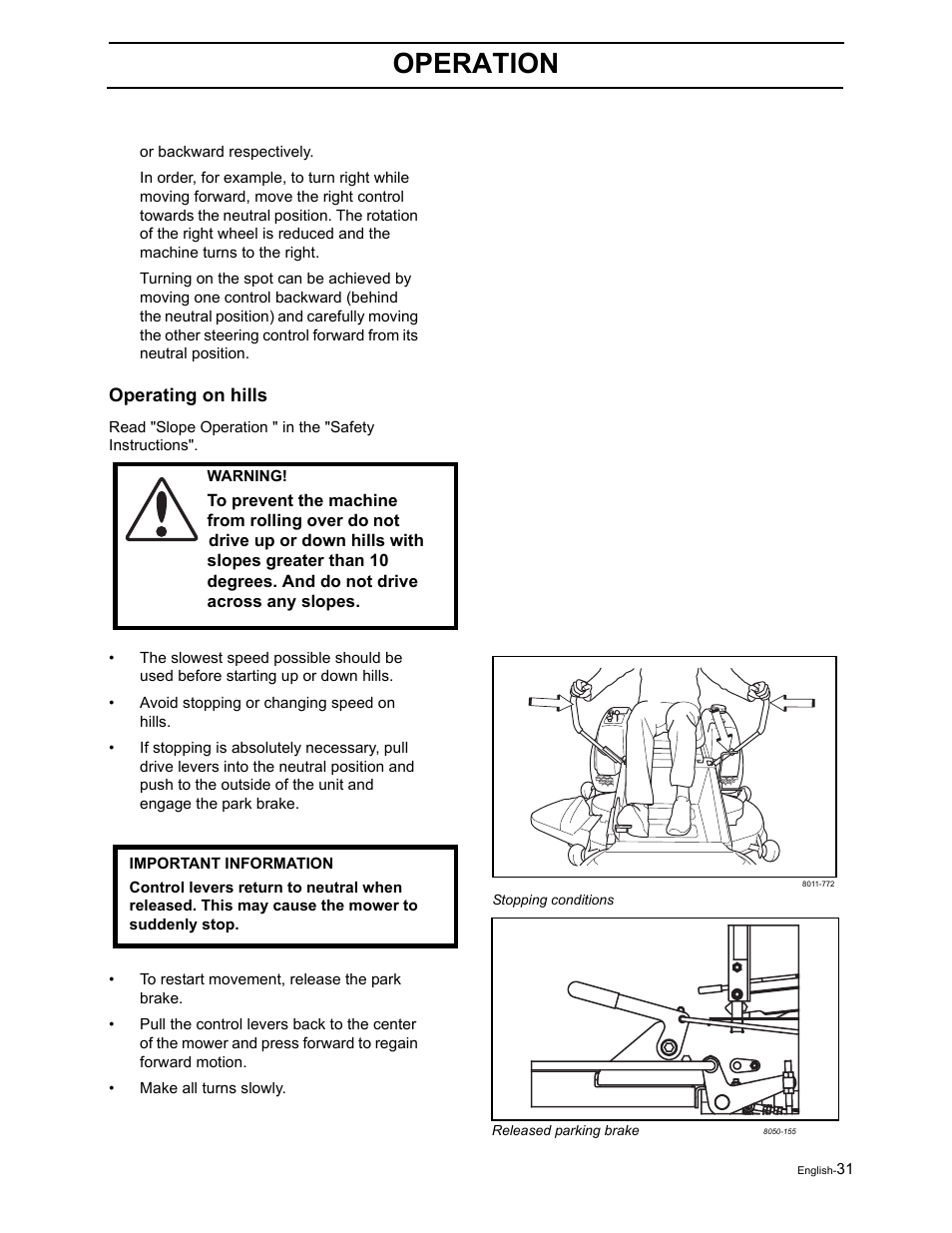 Operation | Briggs & Stratton Ram 44 / 968999551 User Manual | Page 33 / 88