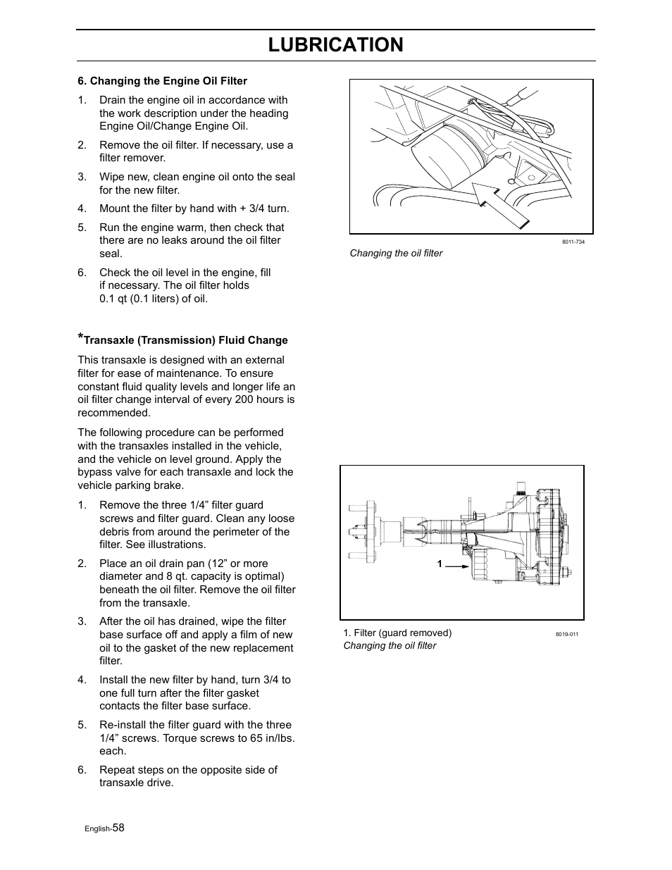 Lubrication | Briggs & Stratton Ram 44 / 968999551 User Manual | Page 60 / 88