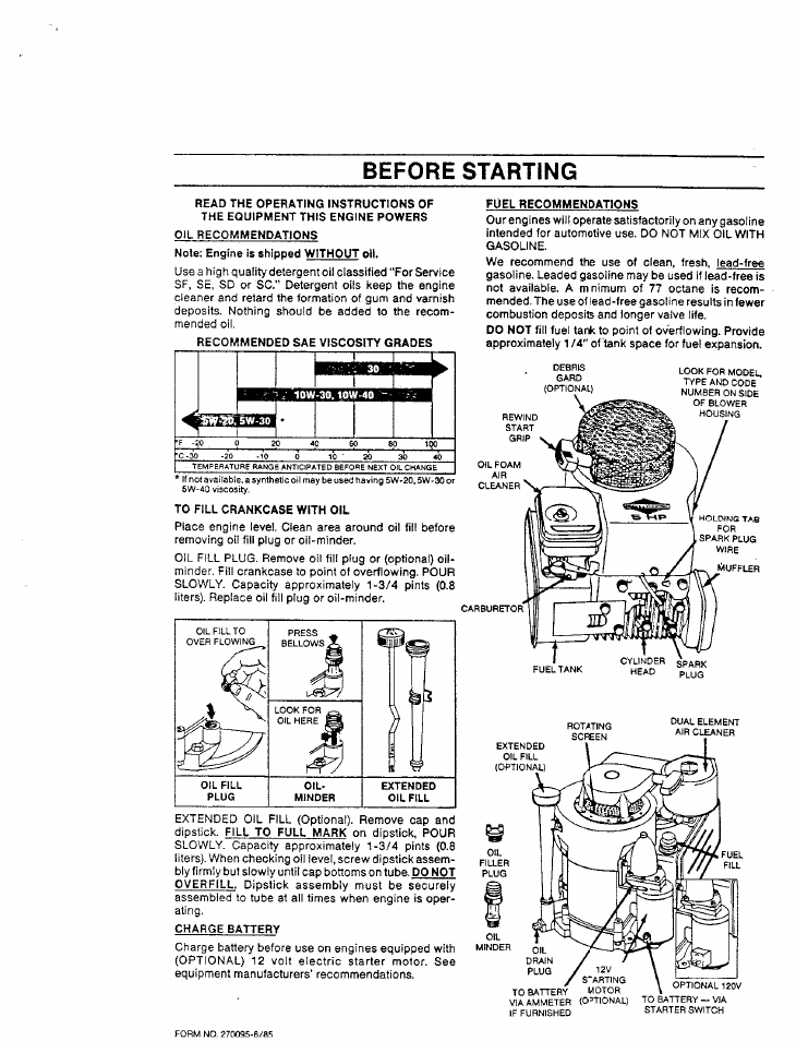 Briggs & Stratton Series 132900 User Manual | Page 6 / 10