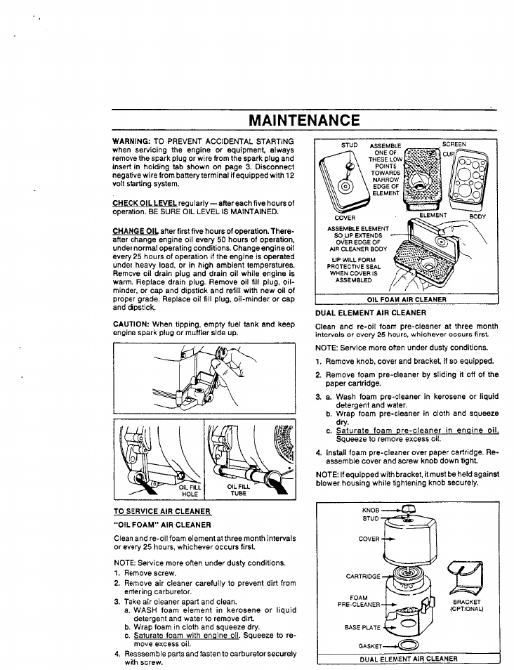 Briggs & Stratton Series 132900 User Manual | Page 8 / 10