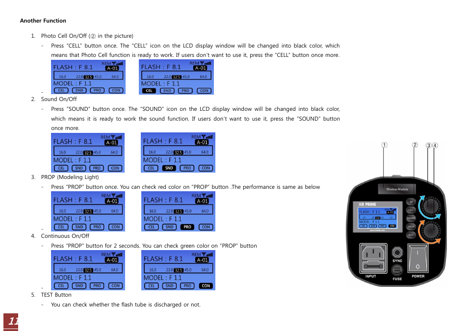 RiME LITE XB WIFI User Manual | Page 11 / 37