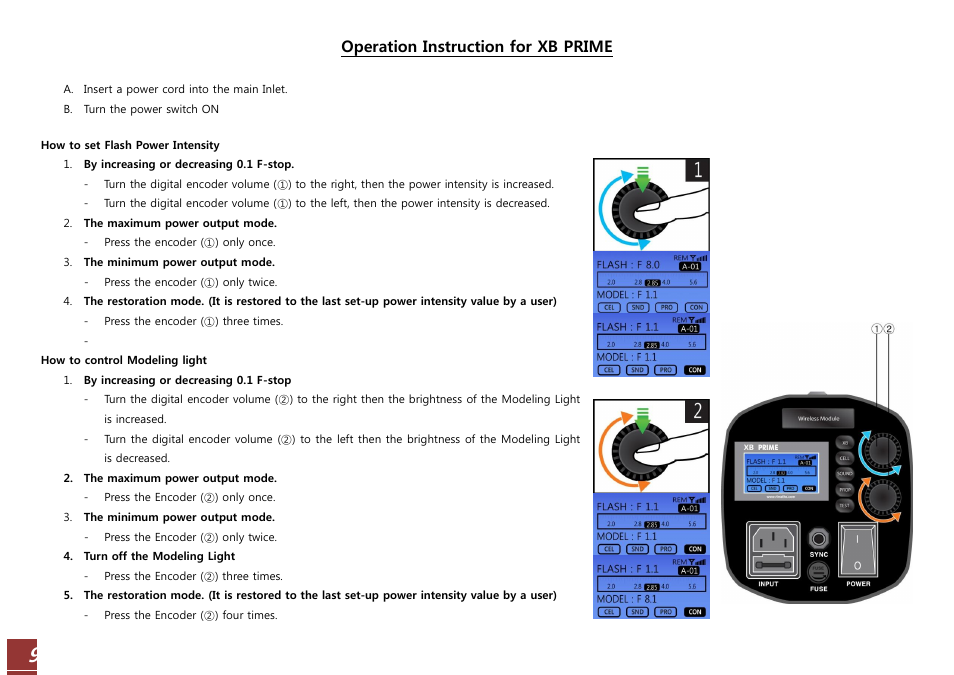 RiME LITE XB WIFI User Manual | Page 9 / 37