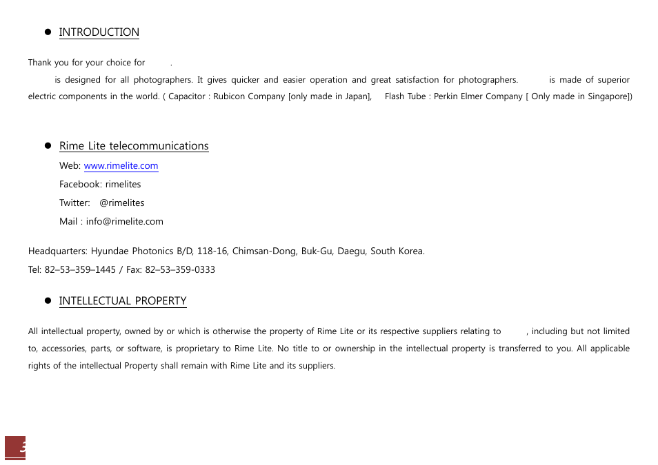 RiME LITE Mira User Manual | Page 3 / 19