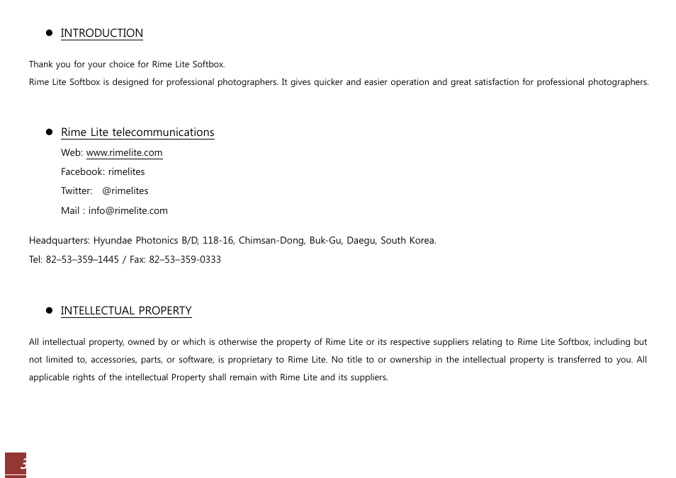 RiME LITE Softbox User Manual | Page 3 / 10