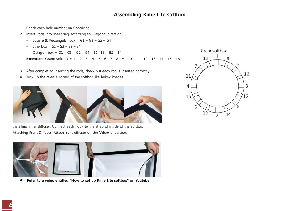 RiME LITE Softbox User Manual | Page 6 / 10