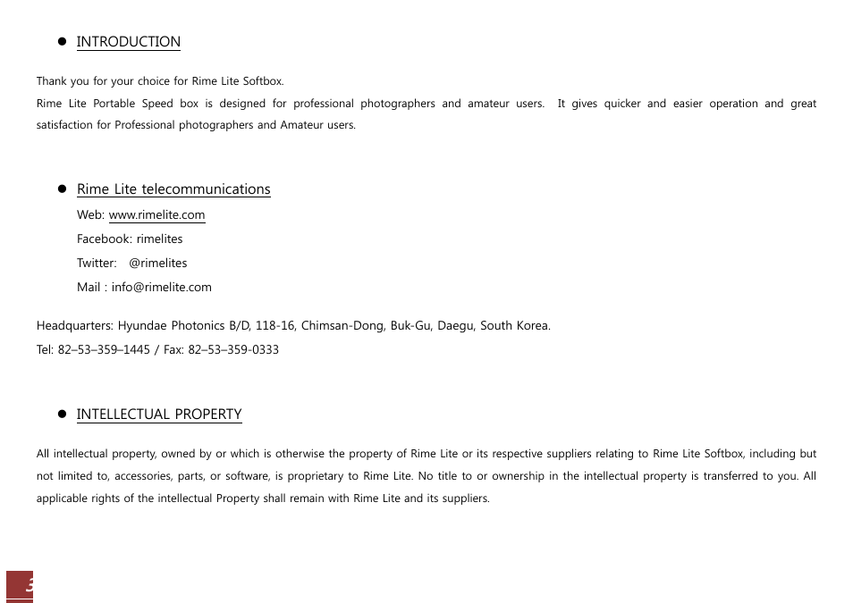 RiME LITE Speedbox User Manual | Page 3 / 10
