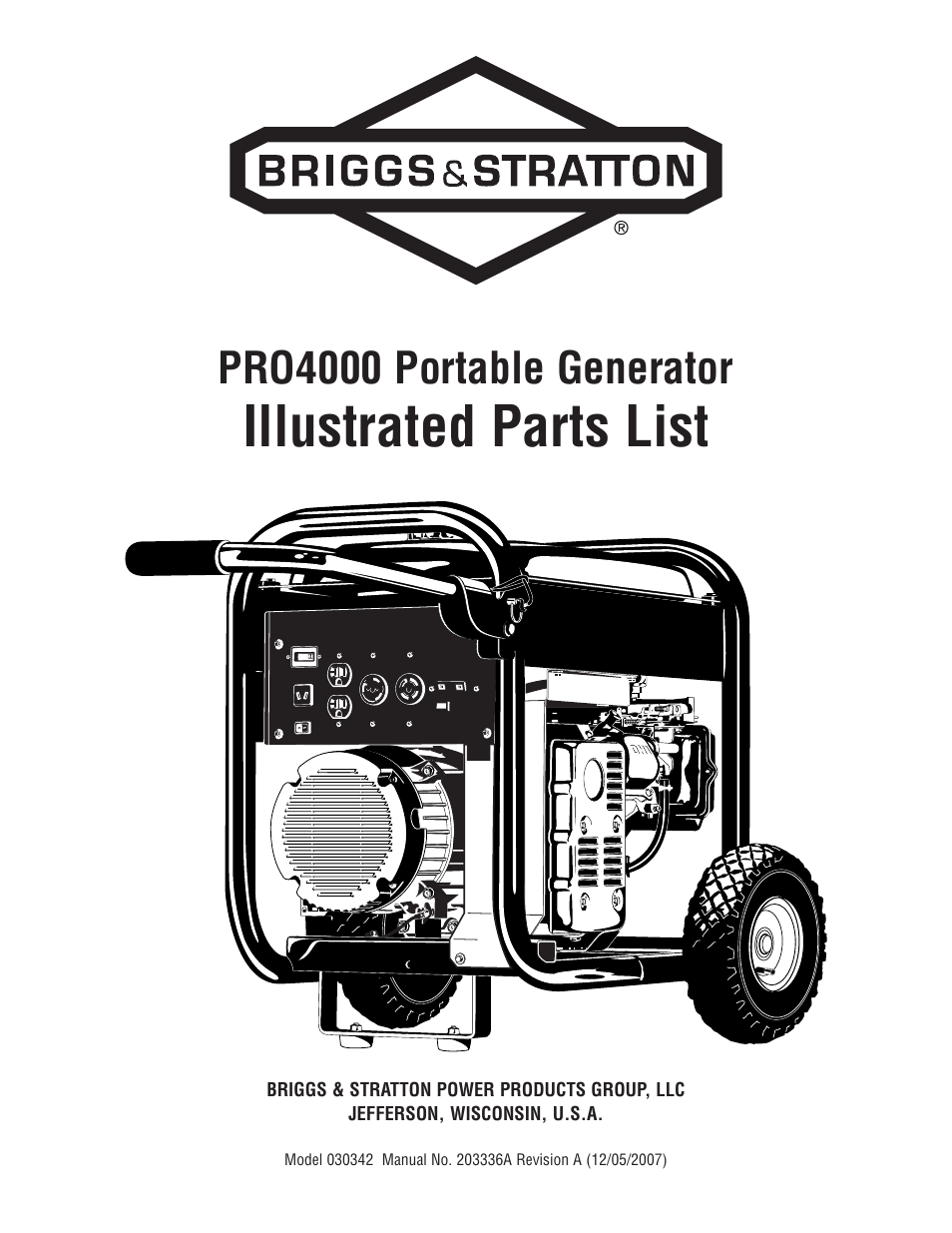 Briggs & Stratton 30342 User Manual | 6 pages