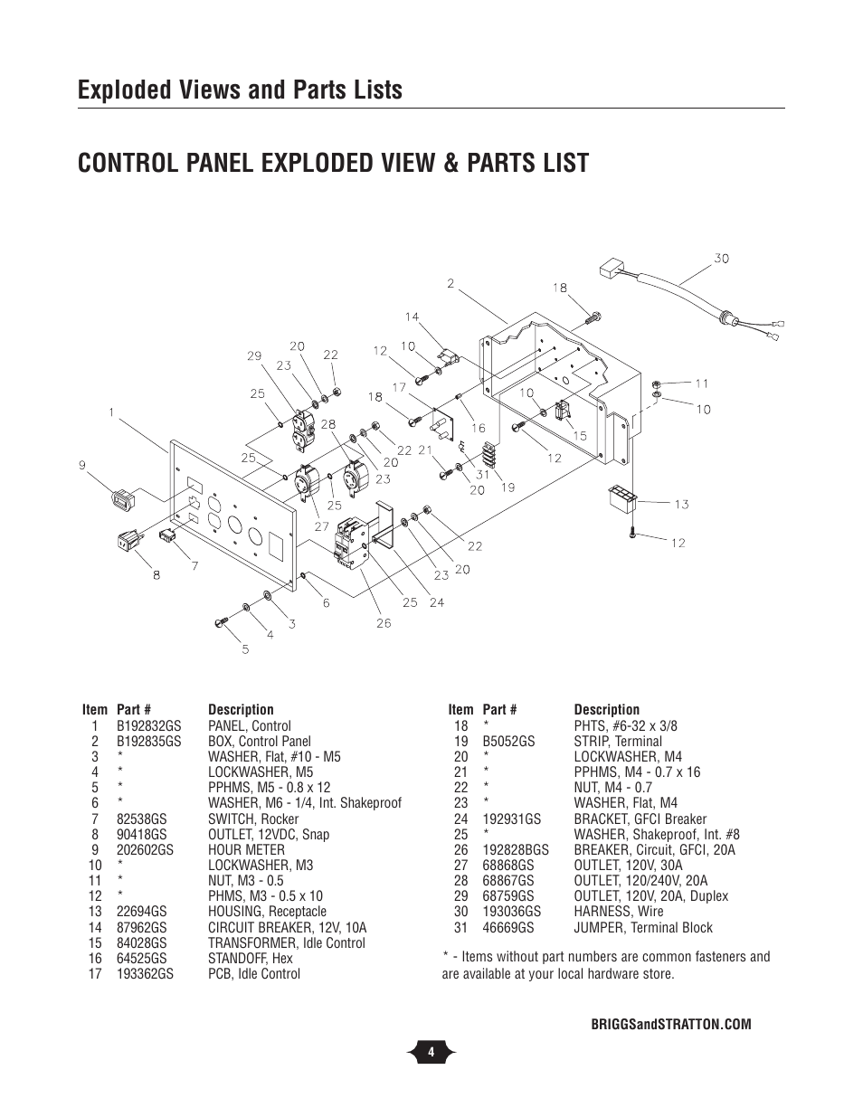 Briggs & Stratton 30342 User Manual | Page 4 / 6