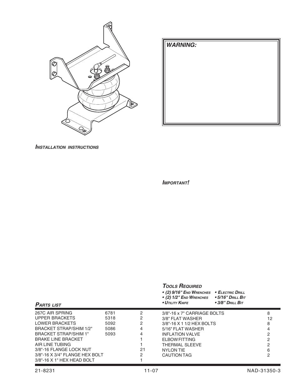 Rite-Ride 2264 User Manual | 12 pages