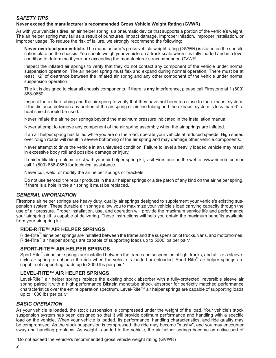 Rite-Ride 2071 User Manual | Page 8 / 14