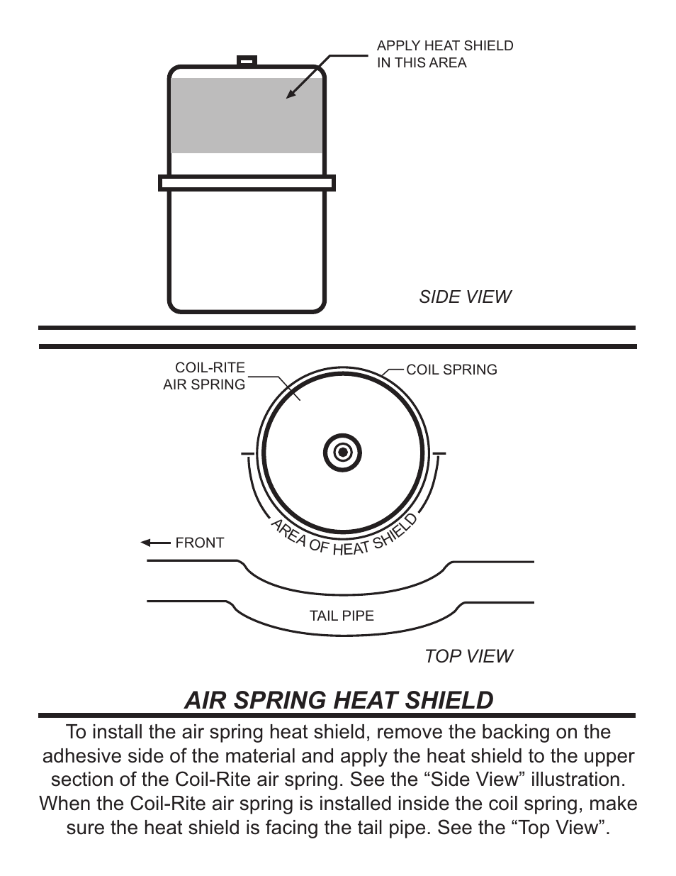 Air spring heat shield | Rite-Ride 4186 User Manual | Page 5 / 7