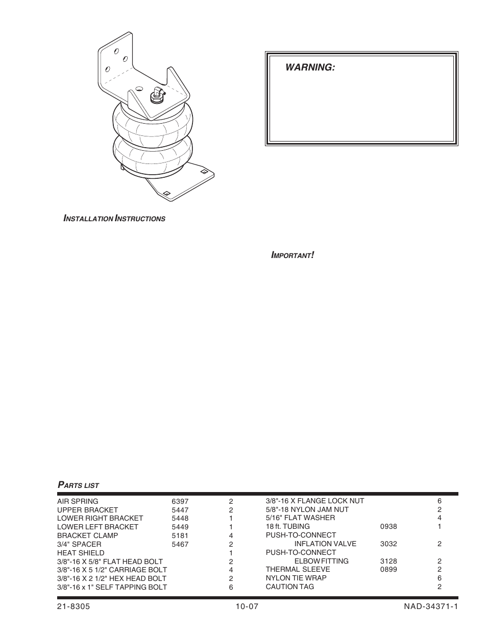 Rite-Ride 2361 User Manual | 13 pages