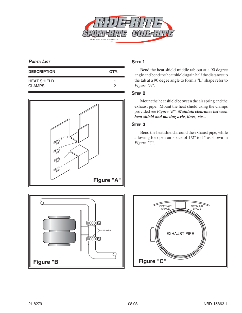 Figure "a" figure "b" figure "c | Rite-Ride 2423 User Manual | Page 5 / 13