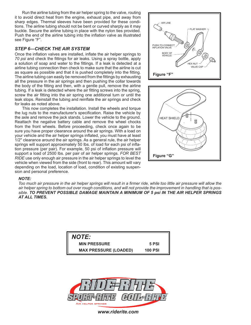 Rite-Ride 2250 User Manual | Page 4 / 12