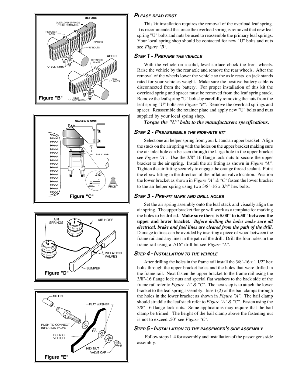 1 - p, 2 - p, 3 - p | 4 - i, 5 - i | Rite-Ride 2065 User Manual | Page 3 / 4
