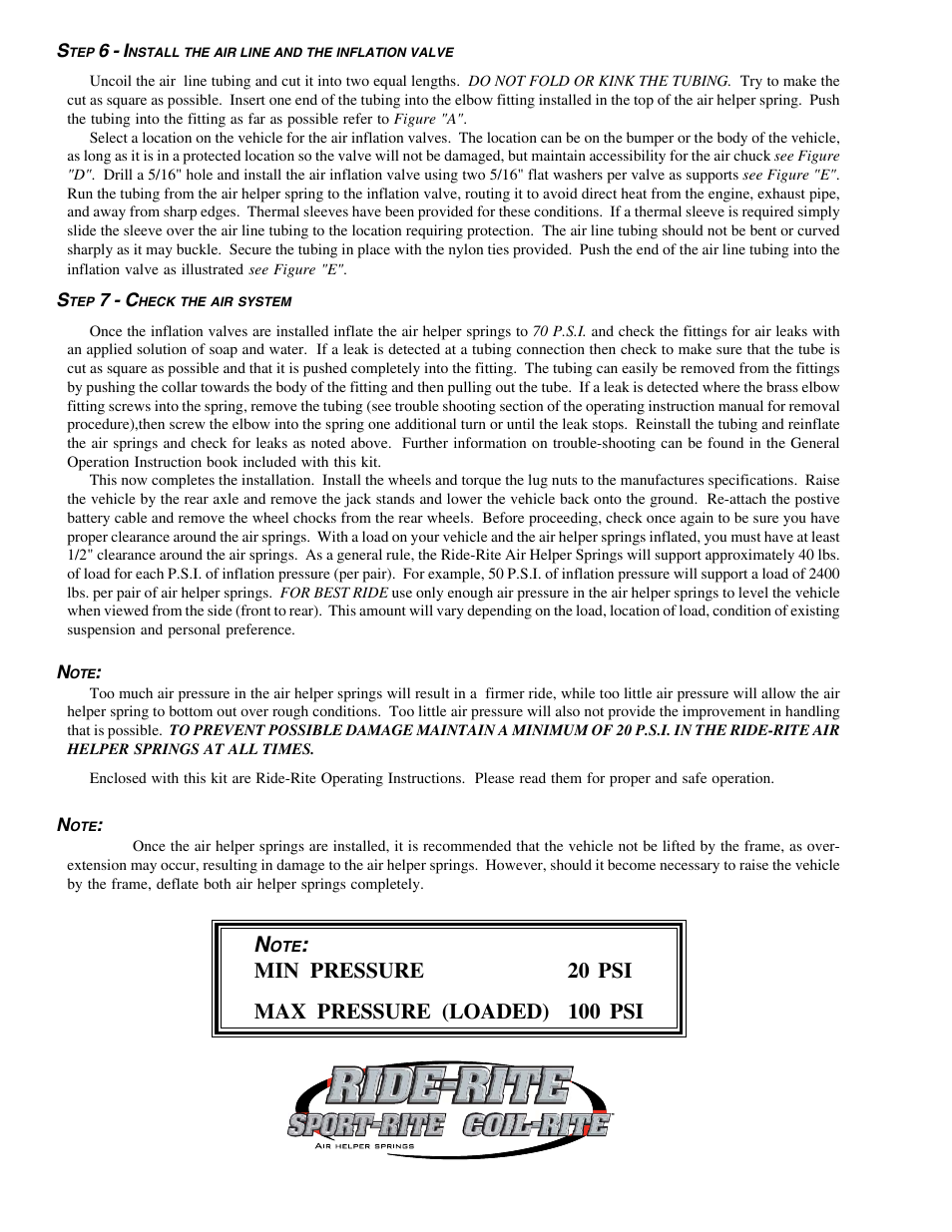 Rite-Ride 2065 User Manual | Page 4 / 4