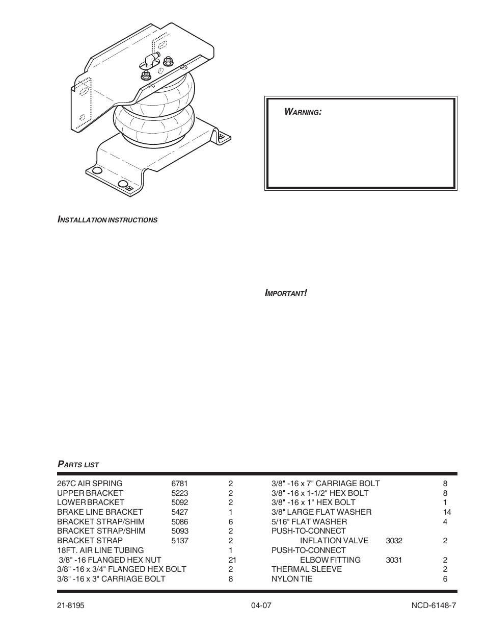 Rite-Ride 2176 User Manual | 12 pages