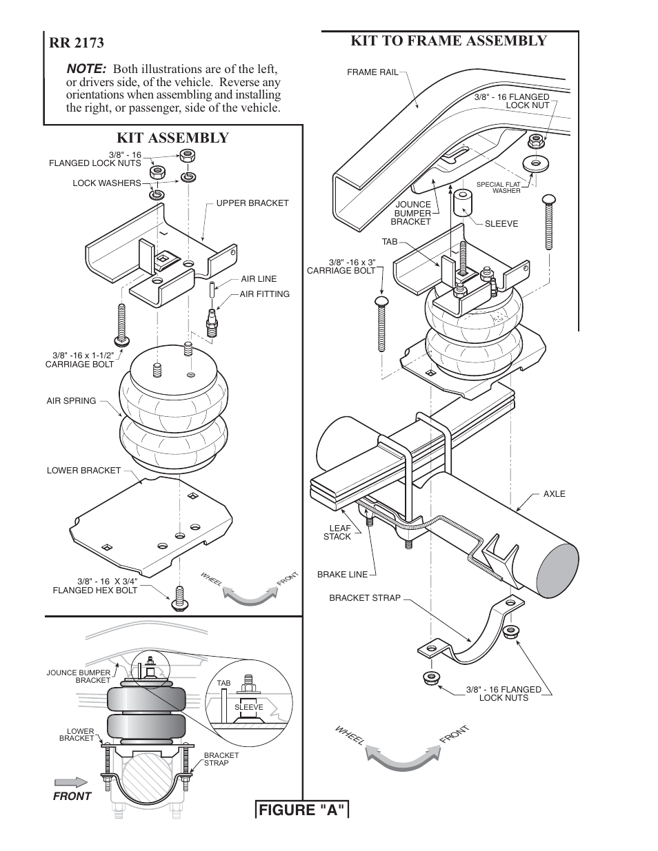 Front | Rite-Ride 2173 User Manual | Page 2 / 12