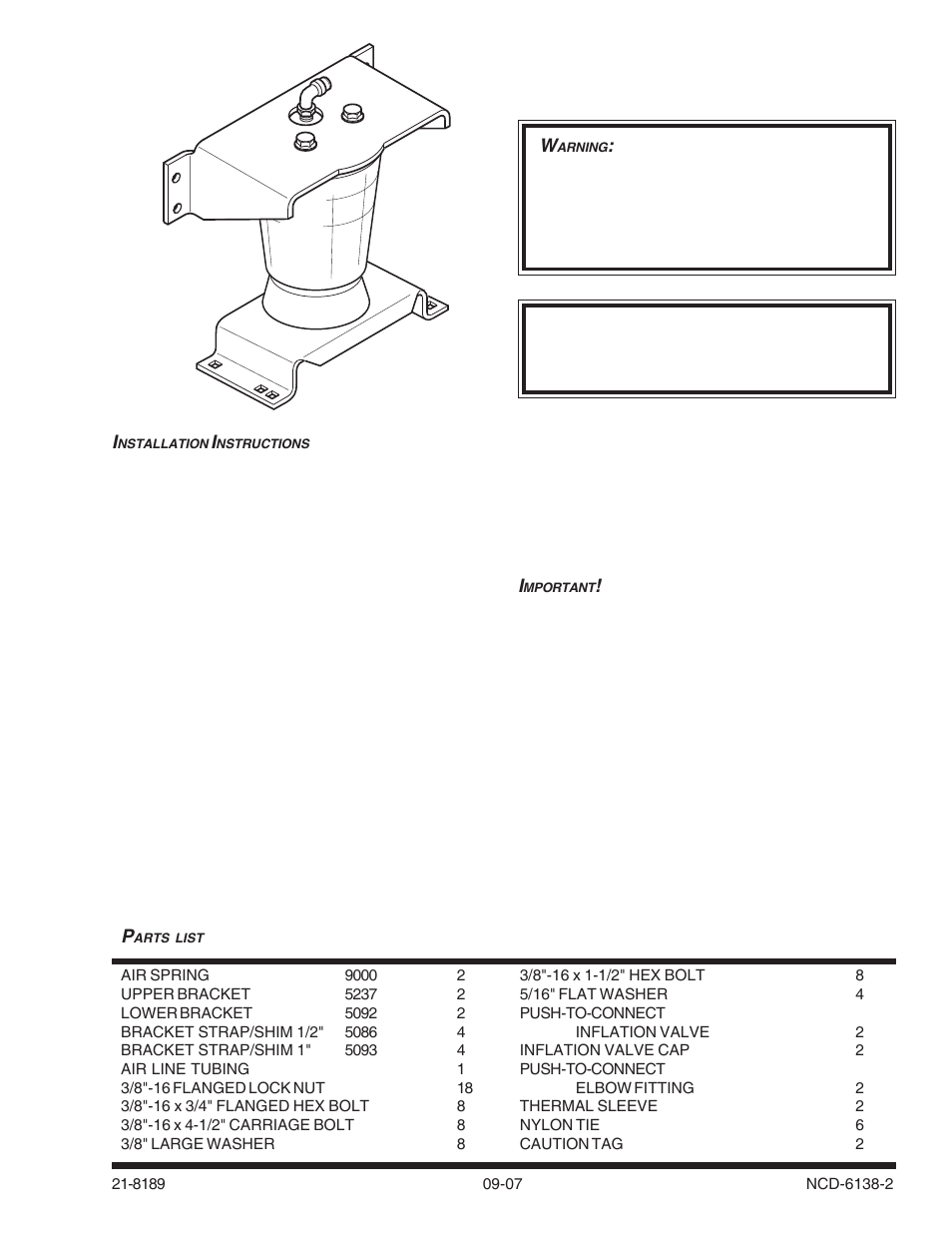 Rite-Ride 2217 User Manual | 12 pages