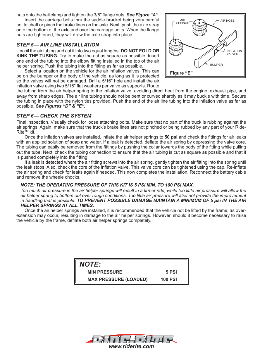Rite-Ride 2535 User Manual | Page 4 / 4