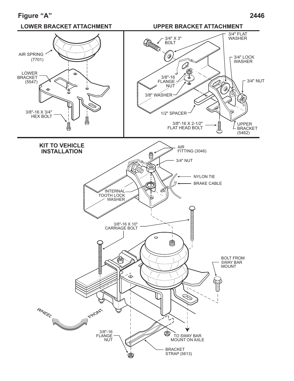 Figure “a” 2446 | Rite-Ride 2446 User Manual | Page 2 / 13