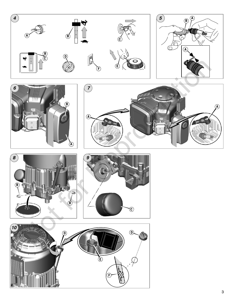 Not for reproduction | Briggs & Stratton VANGUARD 350000 User Manual | Page 3 / 92