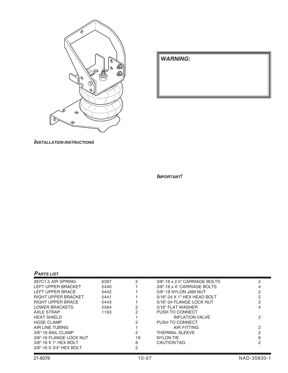 Rite-Ride 2461 User Manual | 14 pages