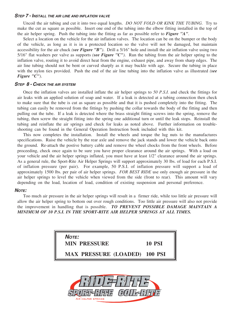 Rite-Ride 2181 User Manual | Page 4 / 12