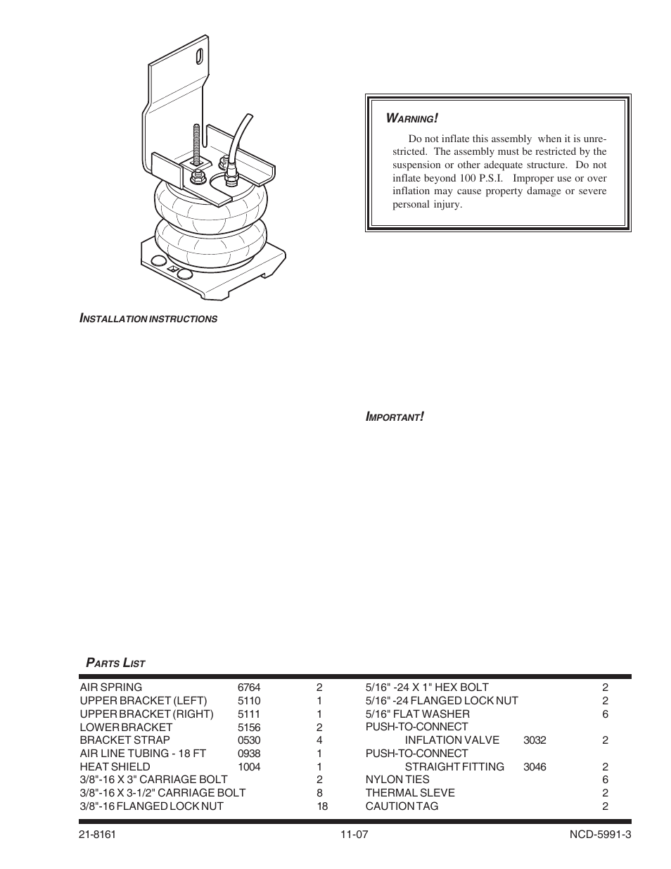 Rite-Ride 2061 User Manual | 12 pages