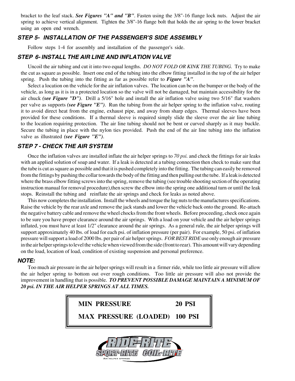 Rite-Ride 2478 User Manual | Page 4 / 12