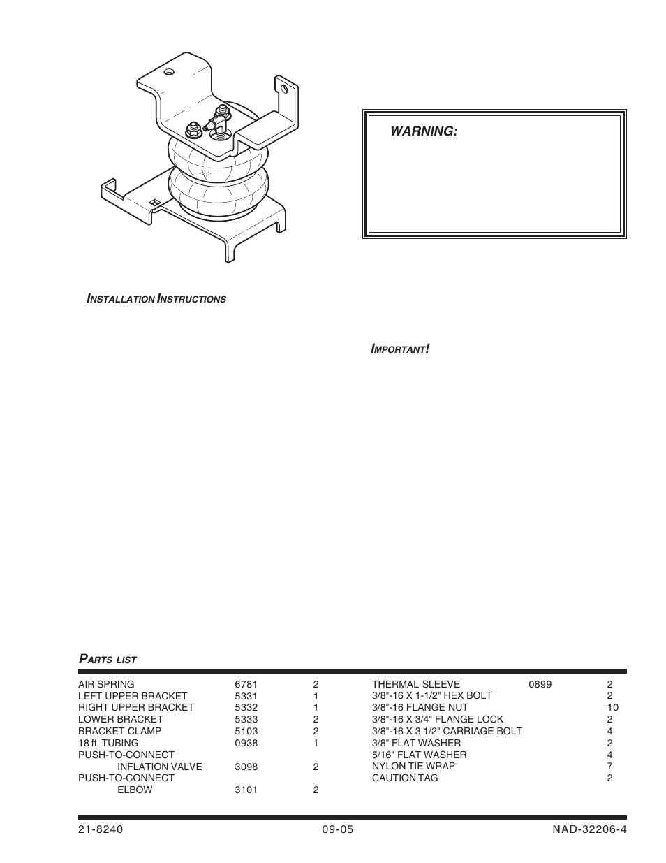 Rite-Ride 2284 User Manual | 12 pages