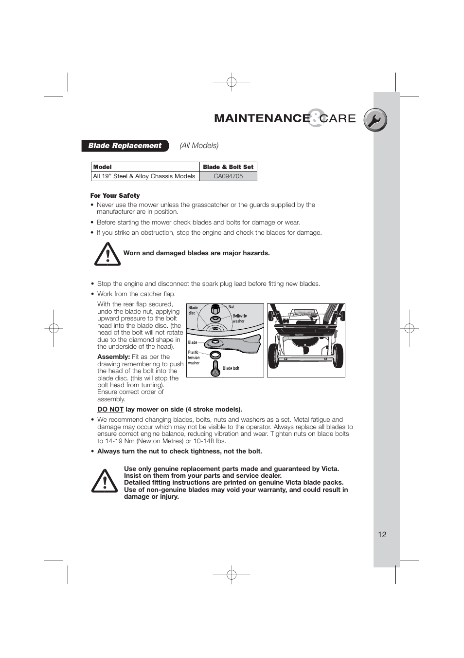 Briggs & Stratton Electric Lawnmower User Manual | Page 15 / 28