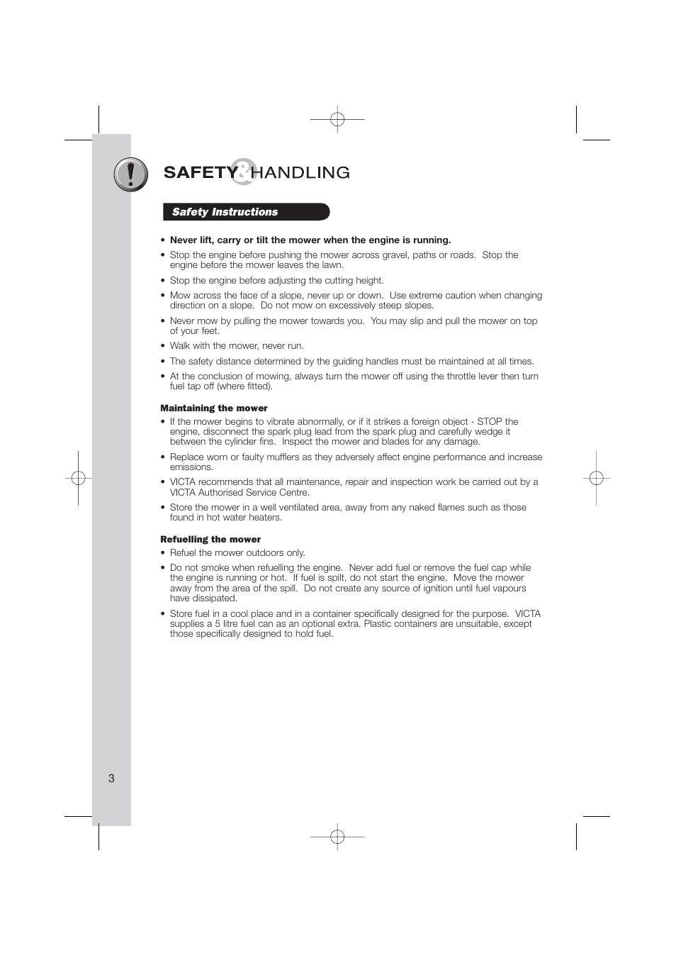 Briggs & Stratton Electric Lawnmower User Manual | Page 6 / 28