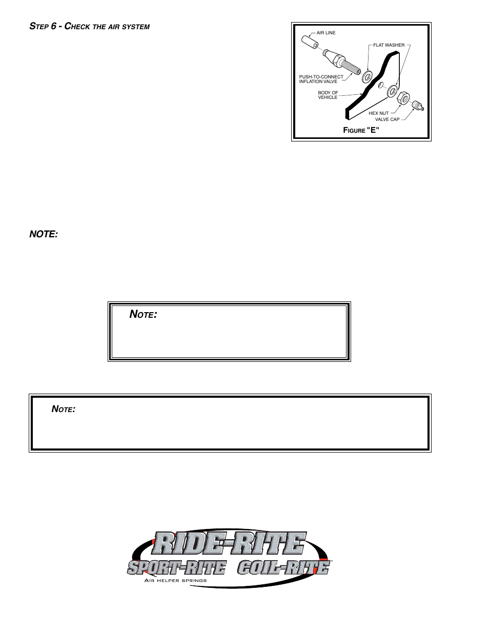 Min pressure 5 psi max pressure (loaded) 100 psi | Rite-Ride 2410 User Manual | Page 4 / 12