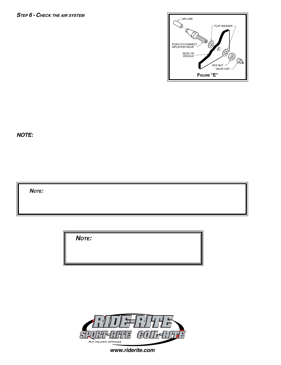 Min pressure 5 psi max pressure (loaded) 100 psi | Rite-Ride 2213 User Manual | Page 4 / 12