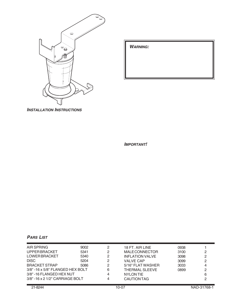 Rite-Ride 2293 User Manual | 12 pages