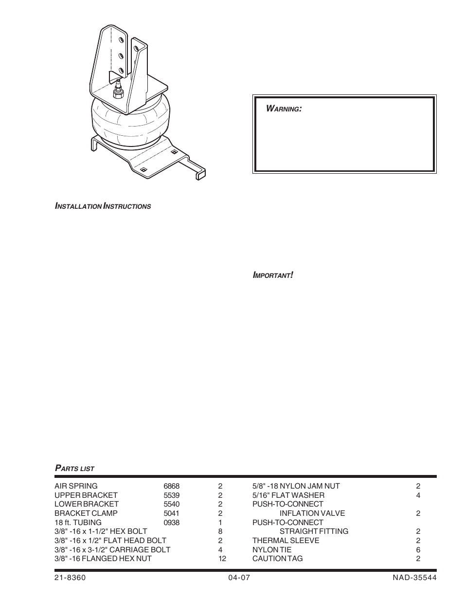 Rite-Ride 2440 User Manual | 13 pages