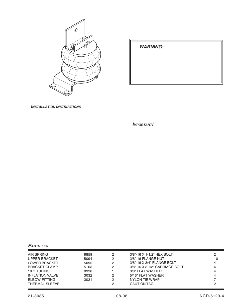 Rite-Ride 2070 User Manual | 12 pages