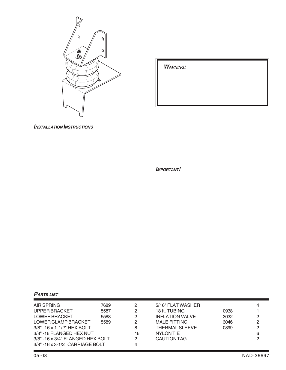 Rite-Ride 2476 User Manual | 12 pages