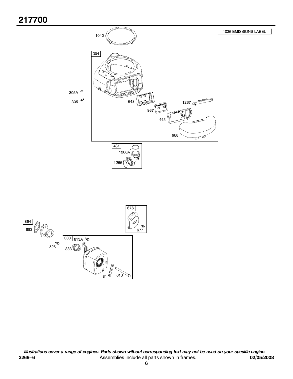 Briggs & Stratton 217700 User Manual | Page 6 / 13