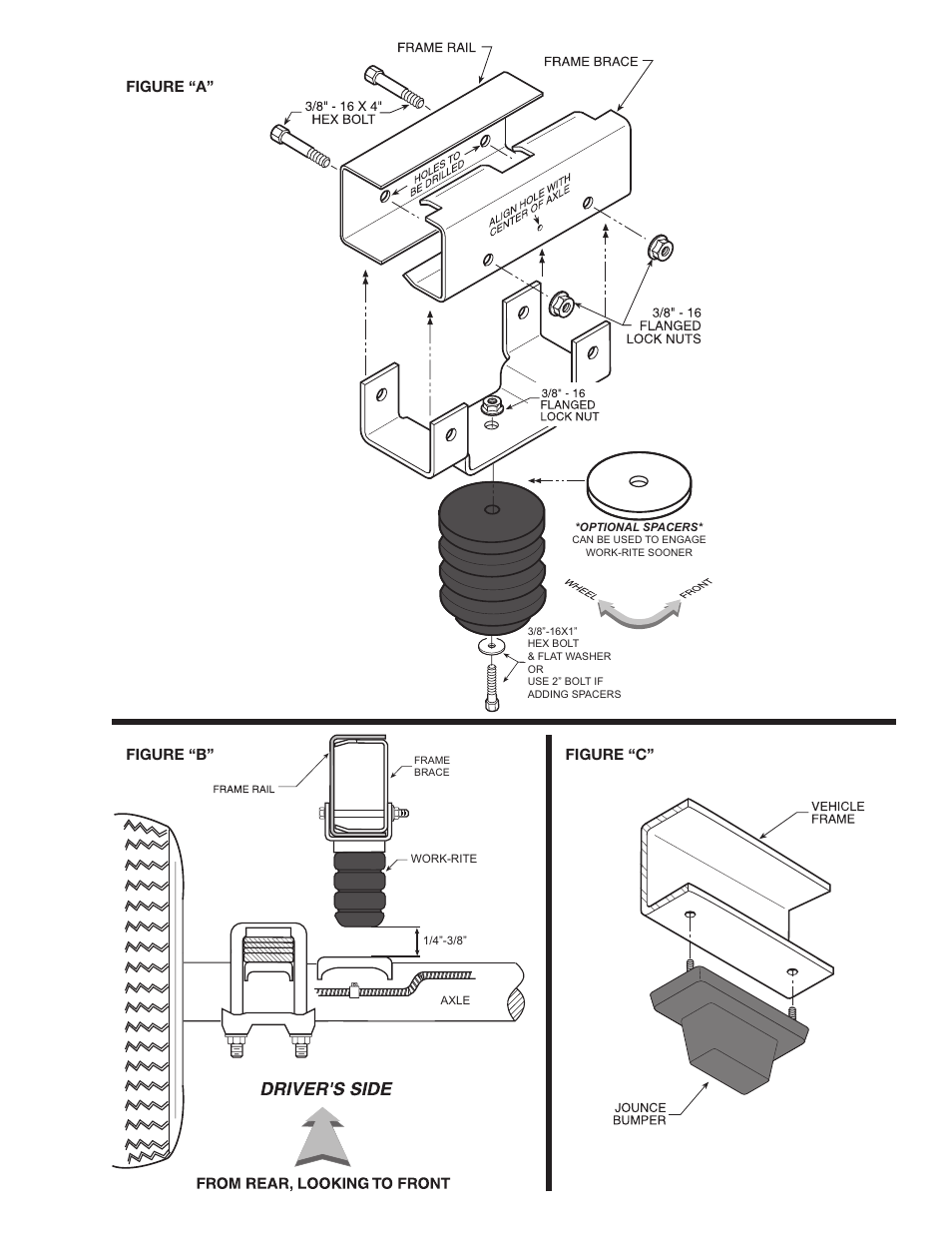 Figure “a, Figure “b” figure “c | Rite-Ride 8624 User Manual | Page 2 / 4